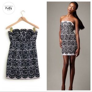 $20 SALE☀️ TIBI Lace Print Strapless Dress